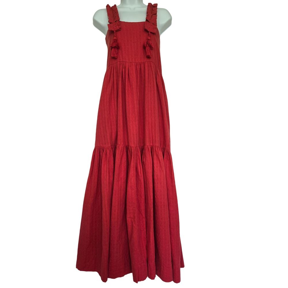 Mirth Pink/Fuschia Dress Handmade Collection 100% Cotton Size S